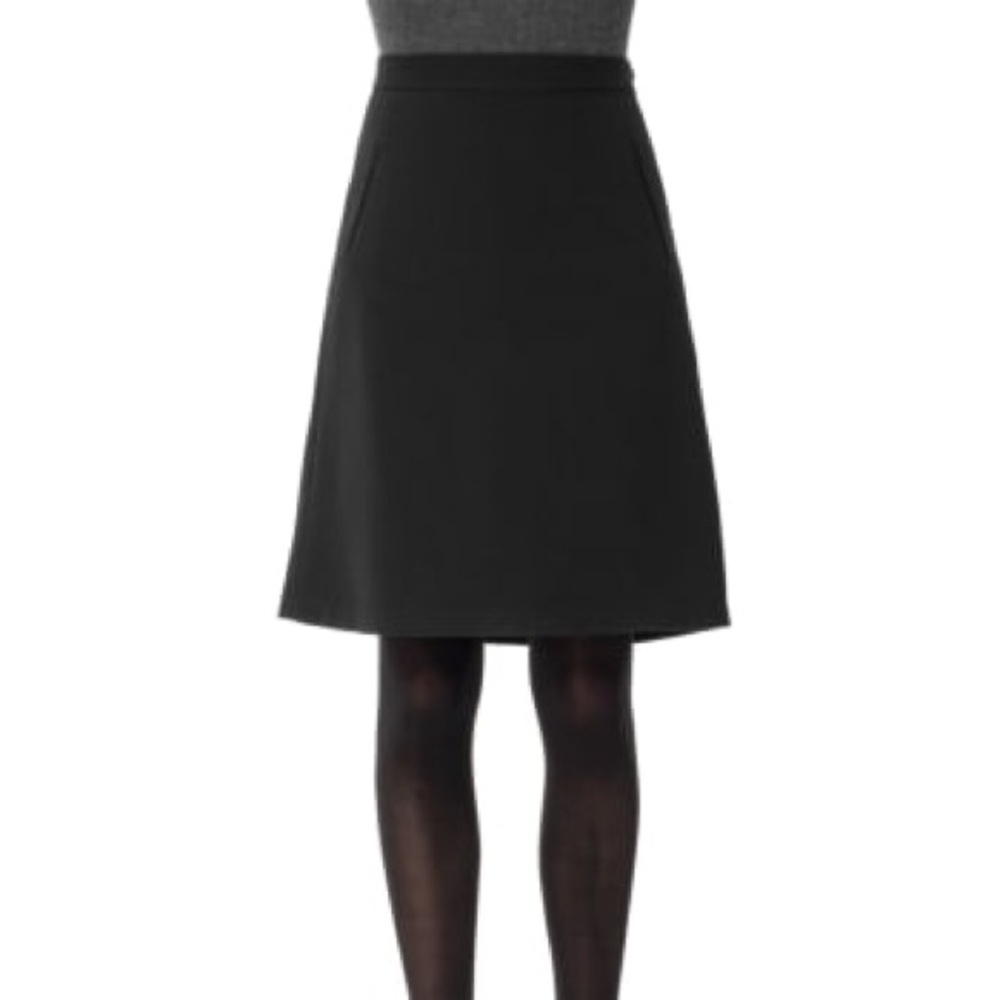 LIKE NEW Max Studio A-line skirt charcoal skirt